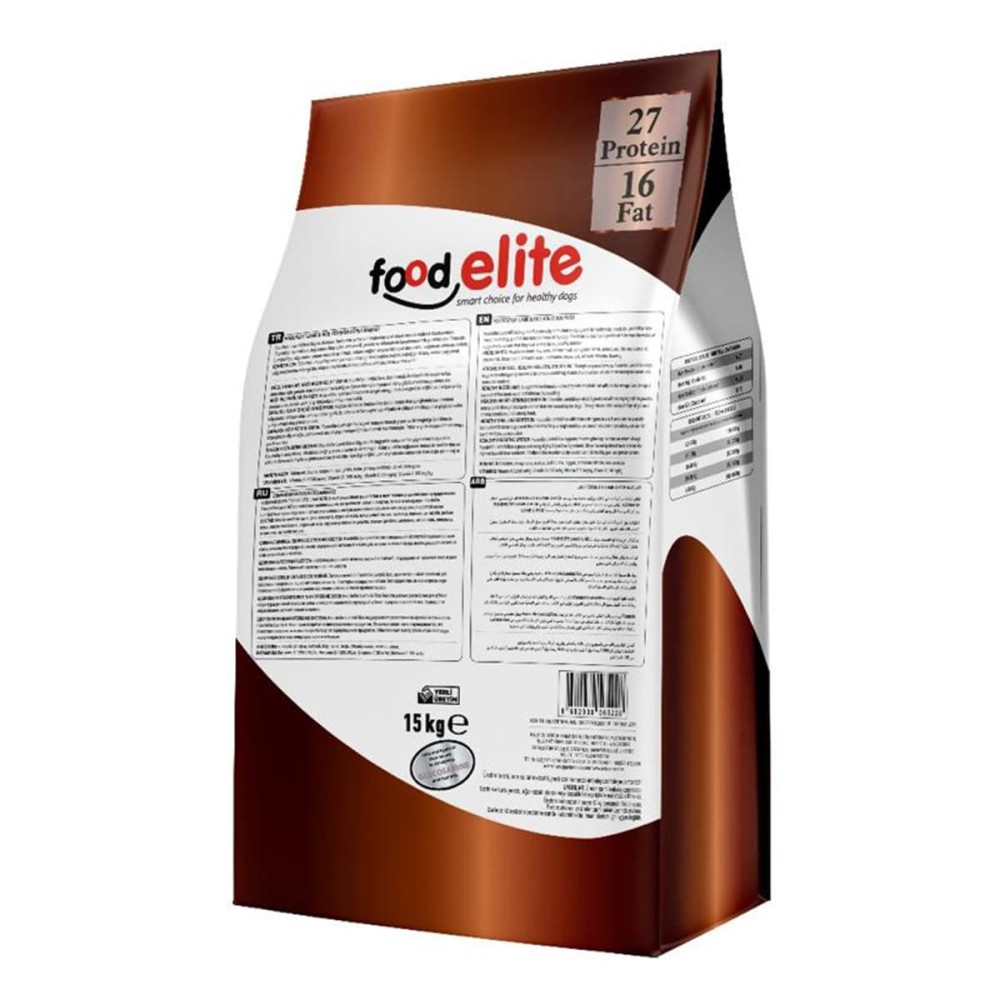 Food Elite High Energy (27 protein 16 fat) 15kg Ξηρά Τροφή για Ενήλικους Σκύλους Maintenance με Αρνί & Ρύζι